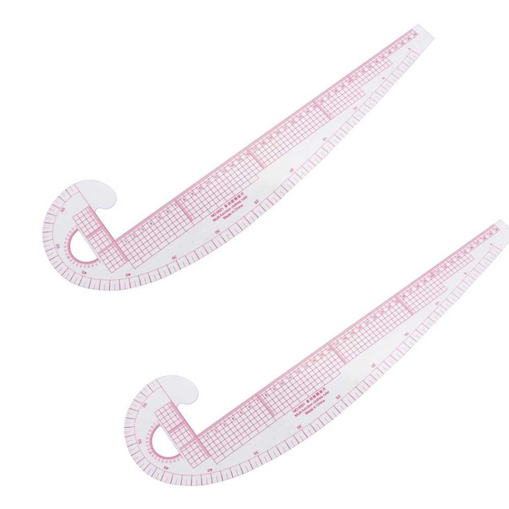 1 3 in 1 Piece Plastic French Curve Metric Sewing Ruler Measure