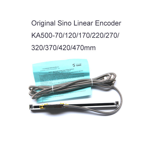 Sino KA500 70 120 170 220 270 320 370 420mm linear scale 5um 0.005mm Original Sino linear encoder 5micron TTL 5V 3meter cable ► Photo 1/6