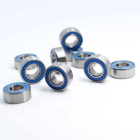 MR105RS Bearing ABEC-3 (10PCS) 5*10*4 mm Miniature MR105-2RS Ball Bearings RS MR105 2RS With Blue Sealed L-1050DDU ► Photo 1/6