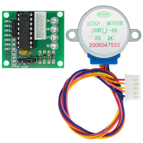 20pcs/lot 28BYJ-48-5V 4 phase Stepper Motor+ Driver Board ULN2003 10 x Stepper motor +10x ULN2003 Driver board ► Photo 1/6