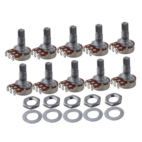 10PCS A10k 16mm Base 15mm Shaft Electric Guitar Tone Potentiometer ► Photo 1/3