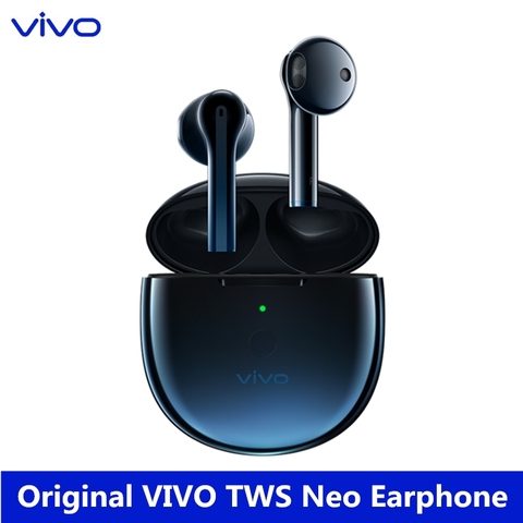 Original VIVO TWS Neo Earphone Earbuds 14.2mm BT5.2 IP54 Wireless Bluetooth Headset X50 X30 Pro Iqoo Nex 3 U3x Z5x V17 for ViVO ► Photo 1/6
