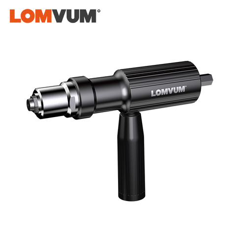 LOMVUM Electric Rivet Gun Riveting Adapter Insert Cordless Drill Aluminum Rivet Nut Riveter Insert Nail Power Tools Acessories ► Photo 1/6