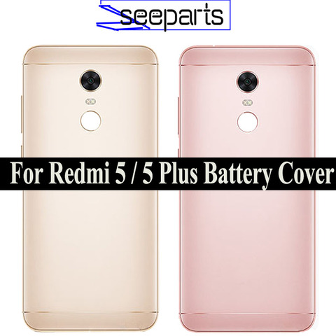 For Xiaomi Redmi 5 Plus  Back Cover Rear Battery Door Housing Replacement For Xiaomi Redmi 5 5Plus Battery Cover ► Photo 1/6