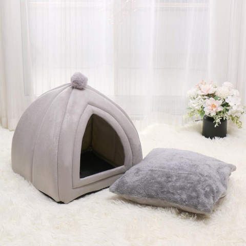 Cat bed products for pets products house mat plush house with kittens supplies cat‘s bed accessories sleeping basket hammock ► Photo 1/6