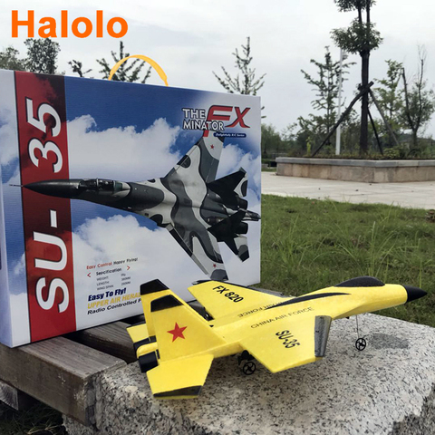 Halolo Plane Hand Throwing foam drone SU35 RC airplane model Fixed wing toy aviones a control remoto juguete toys for boys ► Photo 1/6