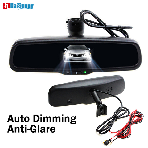 Car Electronic Auto Dimming Interior RearView Mirror with Special Bracket For Honda CRV CIVIC Toyota Hyundai Kia VW Ford ► Photo 1/6
