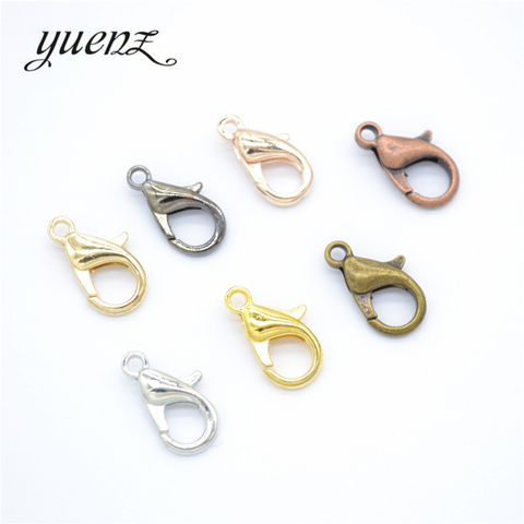 YuenZ 40pcs 8 Colors Plated Alloy Lobster Clasp Hooks for Necklace&Bracelet Chain DIY Jewelry Findings V107 ► Photo 1/6