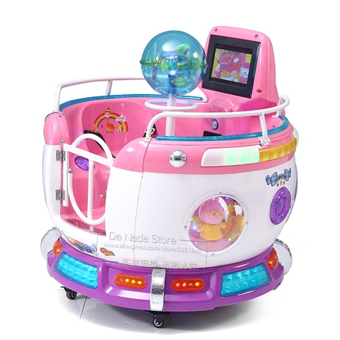 Indoor Game Room Fairground Kids Play Rotating Cup Token Coin Operated Amusement Arcade Game Kiddie Rides ► Photo 1/1