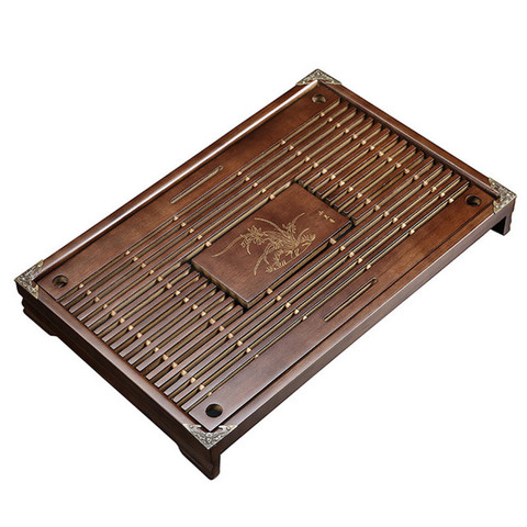 Solid Wood Tea Tray Drainage Water Storage Kung Fu Tea Set Drawer Tea Board Table Chinese Tea Ceremony Tools ► Photo 1/6