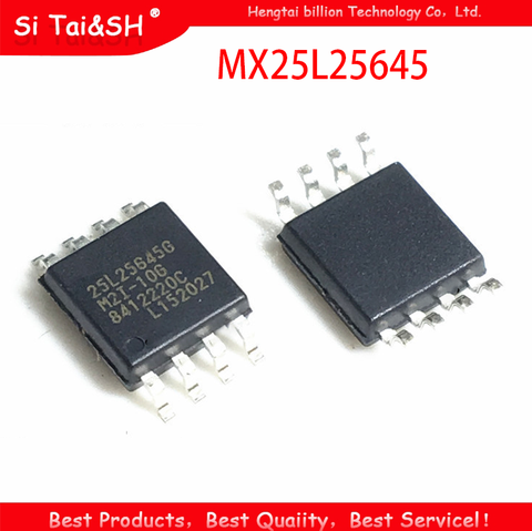 1PCS 32MBFLASH MX25L25645 SOP8 MX25L25645GM2I-10G W25Q256 ► Photo 1/1