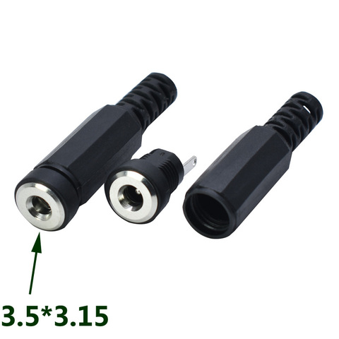 5pcs Female DC Power Jack Plugs Socket Adapter Connector 3.5*1.35mm For Socket Repairs Tool 3.5x1.35mm ► Photo 1/5