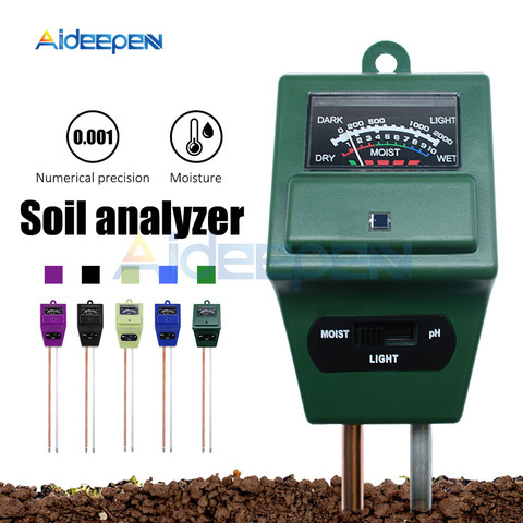 3 IN 1 Digital Soil Tester Moisture Sunlight PH Meter Tester for Plants Flowers Acidity Moisture Measurement Garden Tools ► Photo 1/6