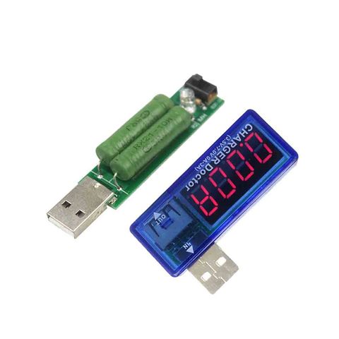 Smart Electronics Digital USB Mobile Power Charging Current Voltage Tester Meter Mini USB Charger Doctor Voltmeter Ammeter ► Photo 1/4