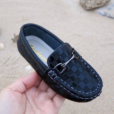 Boys Girls Shoes Moccasins Soft Kids Loafers Children Flats Casual Boat Shoes Children's Wedding Leather Shoes autumn Fashion ► Photo 1/6