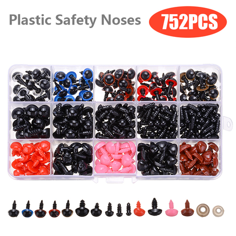 752Pcs Plastic Safety Eyes For DIY Soft Toys Stuffed Animal Dolls Toys Making Tools Parts ► Photo 1/6