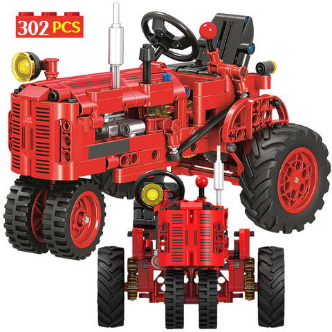 Creator City Classic Old Fashioned Tractor Car Building Block Technic Walking Tractor Truck Brick Toys for Children ► Photo 1/6