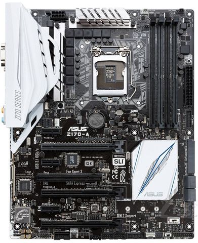 Used,Asus Z170-A Desktop Motherboard Z170 Socket LGA 1151 i7 i5 i3 DDR4 64G SATA3 USB3.0 ATX On Sale ► Photo 1/4