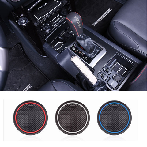 15PCS Rubber Non-Slip Interior Door Mat For Toyota Land Cruiser Prado FJ 150 Accessories 2010-2017 Years ► Photo 1/6