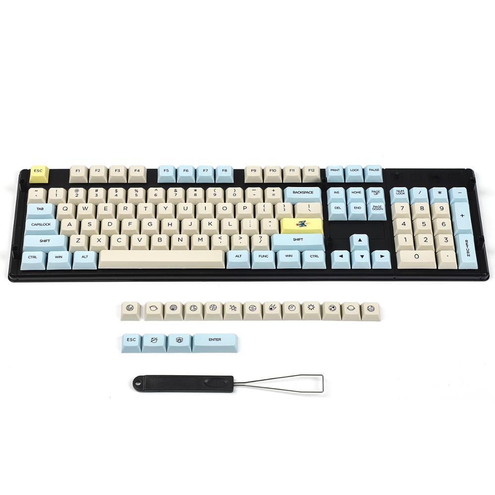 120 Keys White-mint-creamy Yellow Pbt Dsa Keycaps Ansi Layout Dye-subbed Or  Blank For Cherry Mx Switches Mechanical Keyboard - Keyboards - AliExpress