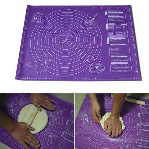 45x60cm Silicone Pad Baking Mat Sheet Extra Large Baking Mat for Rolling Dough Pizza Dough Non-Stick Maker Holder Kitchen Tools ► Photo 1/1