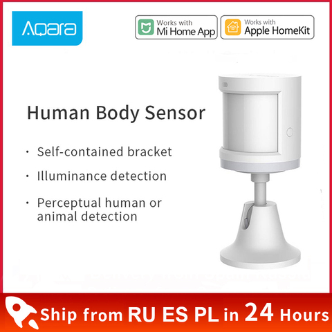 Aqara Smart Body Sensor Human Motion Sensor Security Protection Body Movement Zigbee Connection with Mijia Gateway 3 Hub Homekit ► Photo 1/6