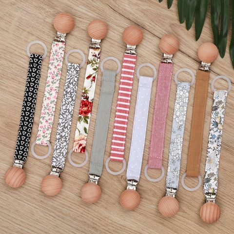 Pacifier Chain Strap Teether Nipple Holder Soother Belt Cotton Linen Baby Pacifier Chain Clip Newborn Toddler Dummy Nursing Care ► Photo 1/6