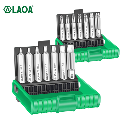 LAOA Damaged Screw Take Out Tear Down Tools Screwdriver Broken Screw Extractor Sliding Teeth 2 Head Bolt Extractor Drill Bit ► Photo 1/6