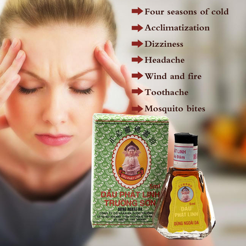 5ml Natural Herbal Buddha Ointment Oil Treatment of headache, toothache and other anti-mosquito bites ► Photo 1/6