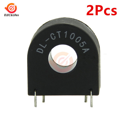 2Pcs DL-CT1005A Transformer 50A 10A/5mA Miniature Transformer Sensor Current Transformers ► Photo 1/6