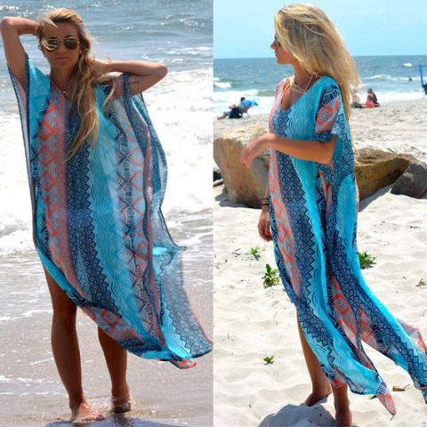 Summer Sexy Beach Dress Women Bikini Cover up Tunic Pareos Sarong Swimwear Kaftan Robe Sundress Ladies Swim Suit ► Photo 1/6