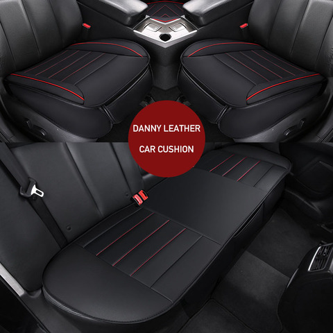 Universal Auto Car Seat Covers Protector Pad Mat Breathable PVC Leather Car Front Rear Back Seat Cover Auto Seat Cushion ► Photo 1/6