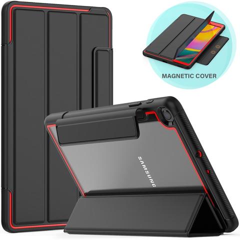 Ultra slim leather smart cover case for samsung galaxy tab a 10.1 2022 sm t510 T515 transparent back cover ► Photo 1/6