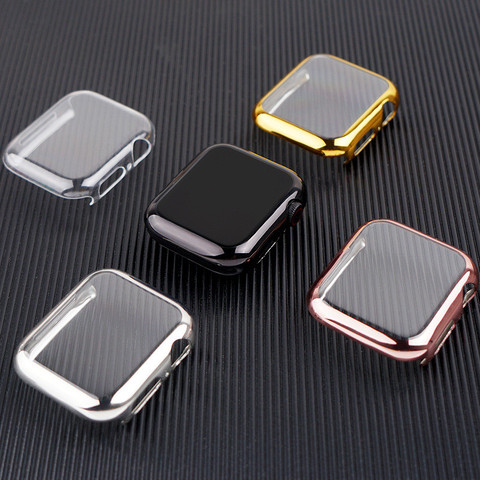 Cover For apple Watch case 44mm/40mm iwatch case 42mm/38mm screen protector bumper accessories for apple watch series 6 5 4 3 SE ► Photo 1/6