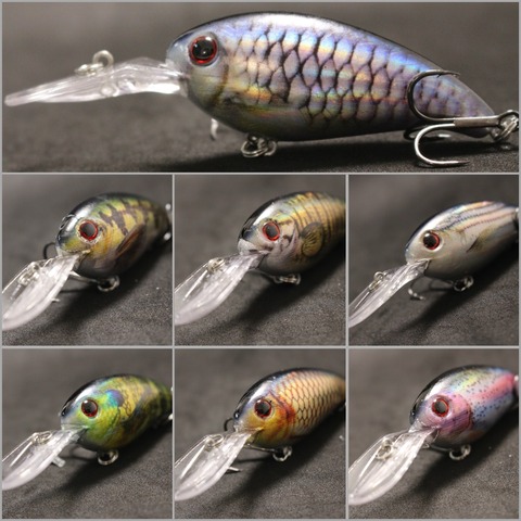 wLure 14.2g 10.2cm Crankbait Jerkbait RealSkin Painting Slow Floating Wide Wobble Hard Bait Fishing Lure Quality Hooks HC55 ► Photo 1/6