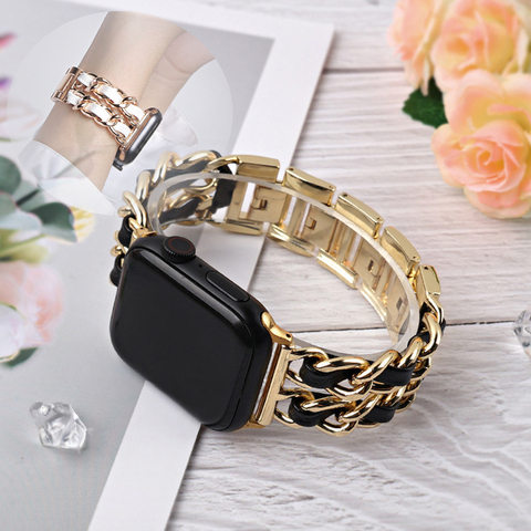 Watchband for Apple Watch 6 Band 44mm 42mm Bracelet Watch for Iwatch Series 3 4 5 Band 40mm 38mm Stainless Steel Luxury Fashion ► Photo 1/6
