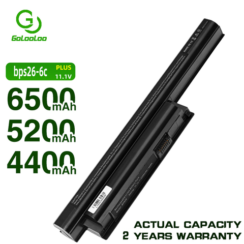 Golooloo 6 cells Battery for Sony VAIO VGP-BPS26 BPS26 BPS26A SVE14115 SVE141100C SVE1411 SVE14116 SVE15111 for vaio vgp bps26 ► Photo 1/6