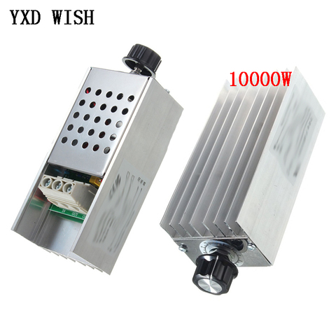 10000W 25A Speed Controller High Power SCR Voltage Regulator Dimmer Switch Speed Temperature Control Thermostat AC 110V 220V ► Photo 1/4