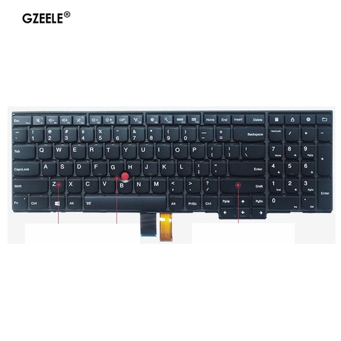 Backlit English Keyboard for Lenovo IBM thinkpad E531 L540 W540 W550 W541 T540 T540P E540 P50S L570 T560 L560 US ► Photo 1/5