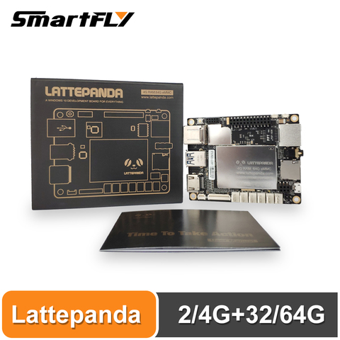 lattepanda 4G+64GB board, Intel X86 X64 Z8350 Quad Core 1.8GHz Full Windows10/Linux ArduinoATmega32u4 on board,Deep Learning ► Photo 1/6