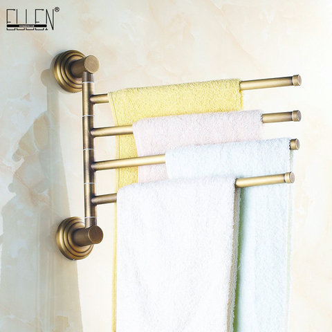 Bathroom Accessories Towel Holder Antique Bronze Movable Bath Towel Rack Bathroom Hardware 8024DH-4 ► Photo 1/6