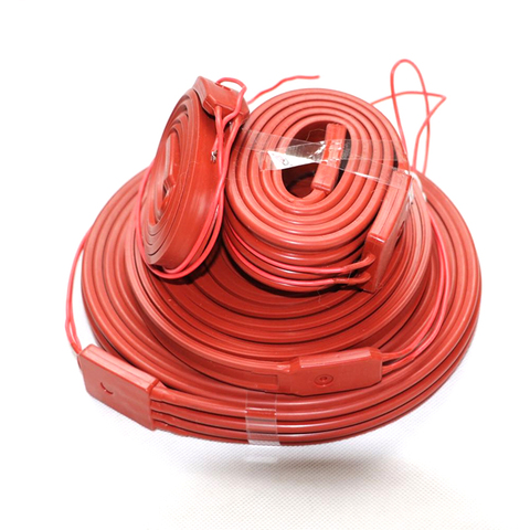 12V 24V 110V 220V 15/25/30/50mm 1/2/3/4/5/10/15/20 Meters Waterproof Flexible Silicone Heater Strip Belt Freeze Protection ► Photo 1/1