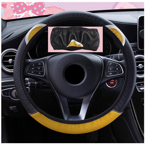 Fluffy Steering Wheel Cover Cartoon Kawaii Steering Wheel Cover Car Stuff  for Women 