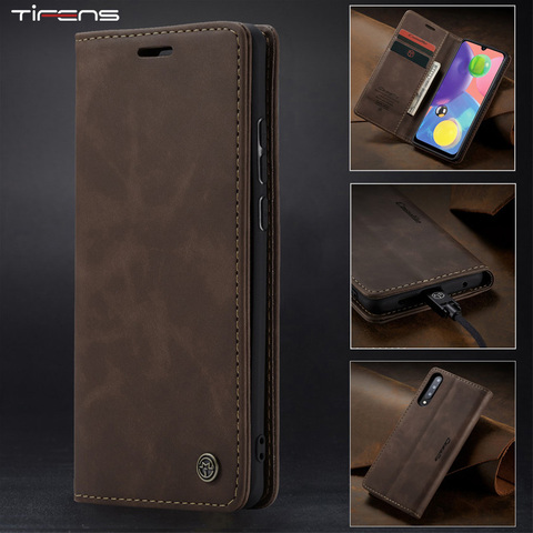 Magnetic A51 A71 A81 A91 A21S A31 A41 Case For Samsung Galaxy A50 A70 A40 A30 A20 A10 M10 S E  Luxury Leather Flip Wallet Cover ► Photo 1/6