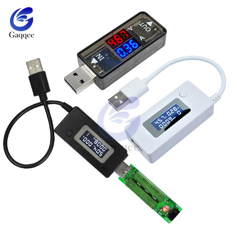 USB Mini Voltage Current Meter LCD Screen Portable Mobile Power Charger Detector Phone Current Voltage Tester Doctor ► Photo 1/6