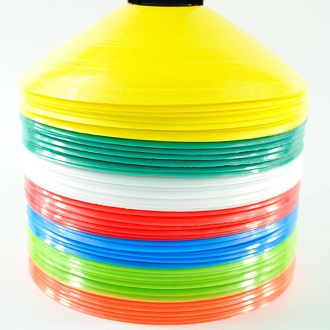 Outdoor Sport Football Soccer Rugby Speed Training Disc Cone Cross Track Space Marker Inline Skating Cross Speed Training 10PCS ► Photo 1/6