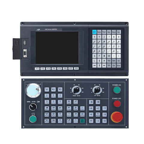 SZGH 2 Axis Lathe & Turnning CNC controller with new English control panel  ARM+DSP+FPGA usb cnc complete kit ► Photo 1/4