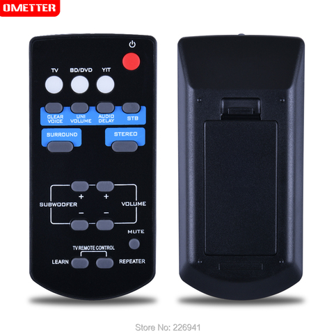 Remote control remoto controllor use for yamaha Sound remote control WY57800 YAS101BL FSR60 WY57800 ATS1010 YAS101 ► Photo 1/6
