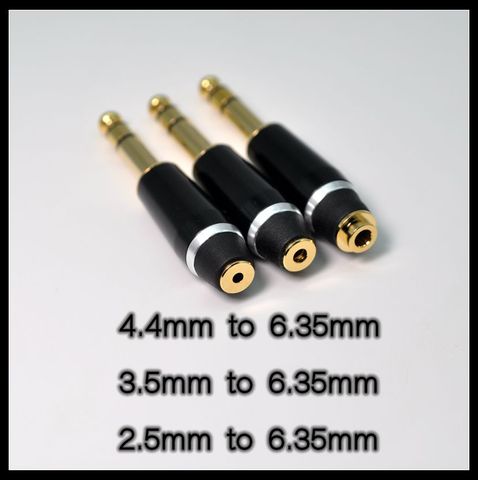 4.4mm to 6.35mm Adapter Converter 3.5MM TO 6.35MM 2.5MM TO 6.35MM ► Photo 1/4