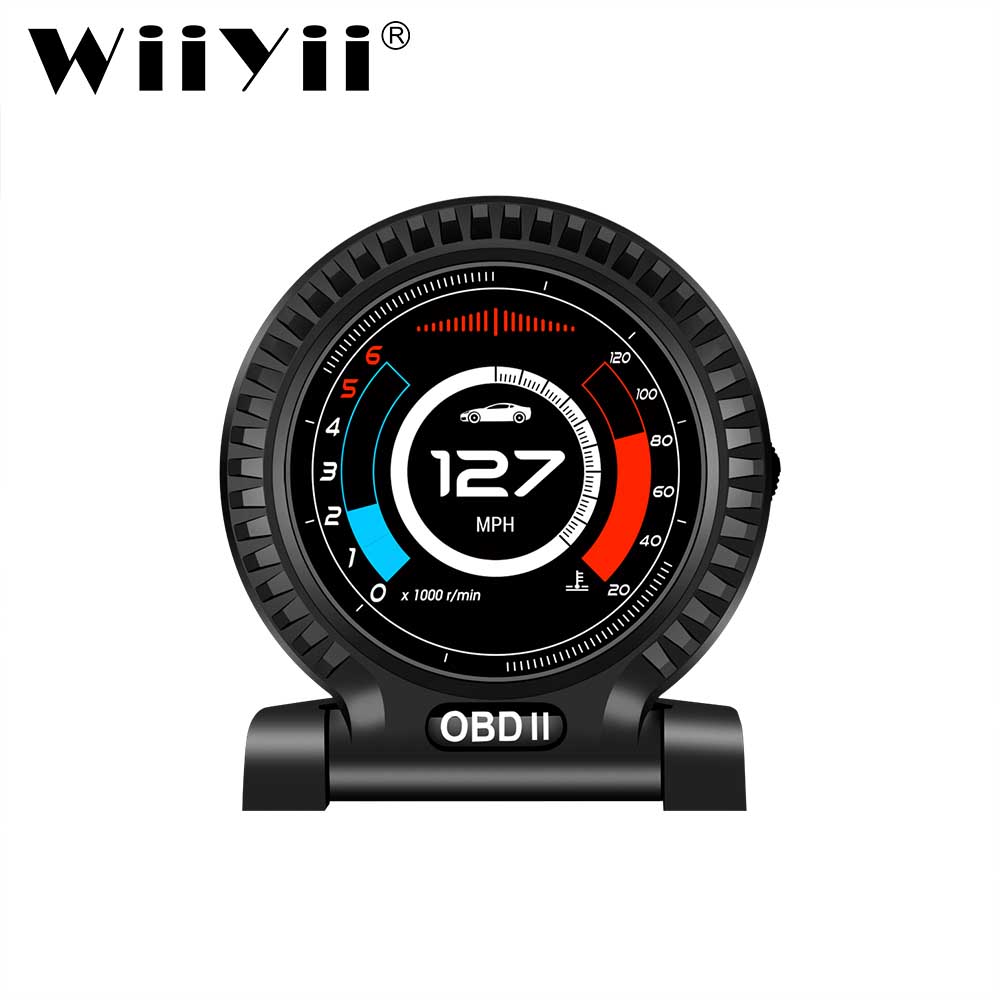 F9 OBDHUD Head Up Display Auto Display OBD2 Smart Car HUD Gauge Digital  Odometer